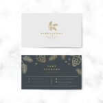 Double Side Velvet Business cards